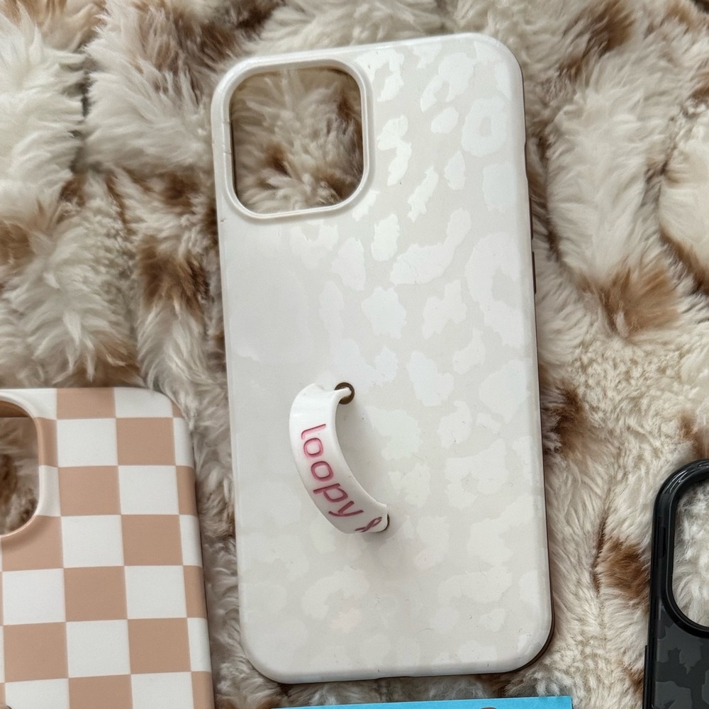 Loopy Case l -, White leopard